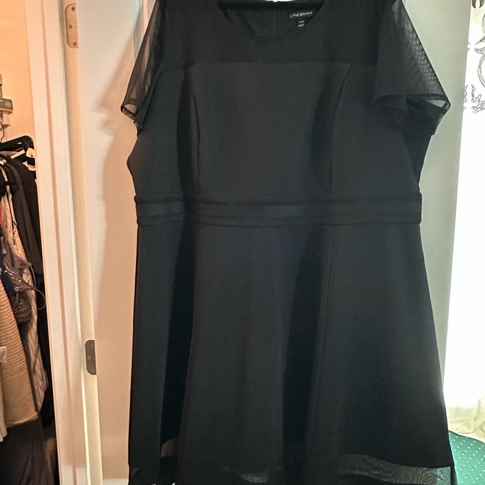 Elegant Black Satin Dress